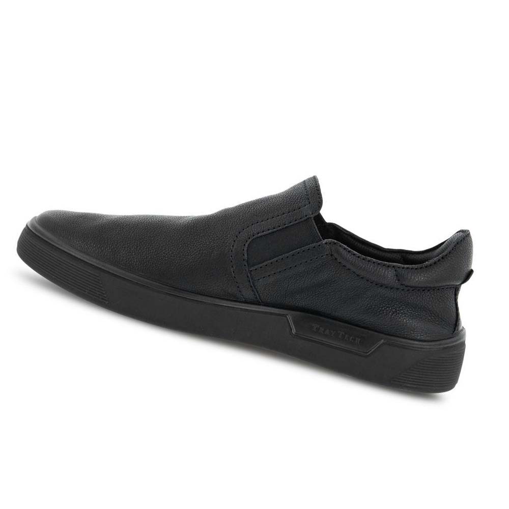 Pánské Boty Casual Ecco Street Tray Retro Slip-on Černé | CZ 499ILH